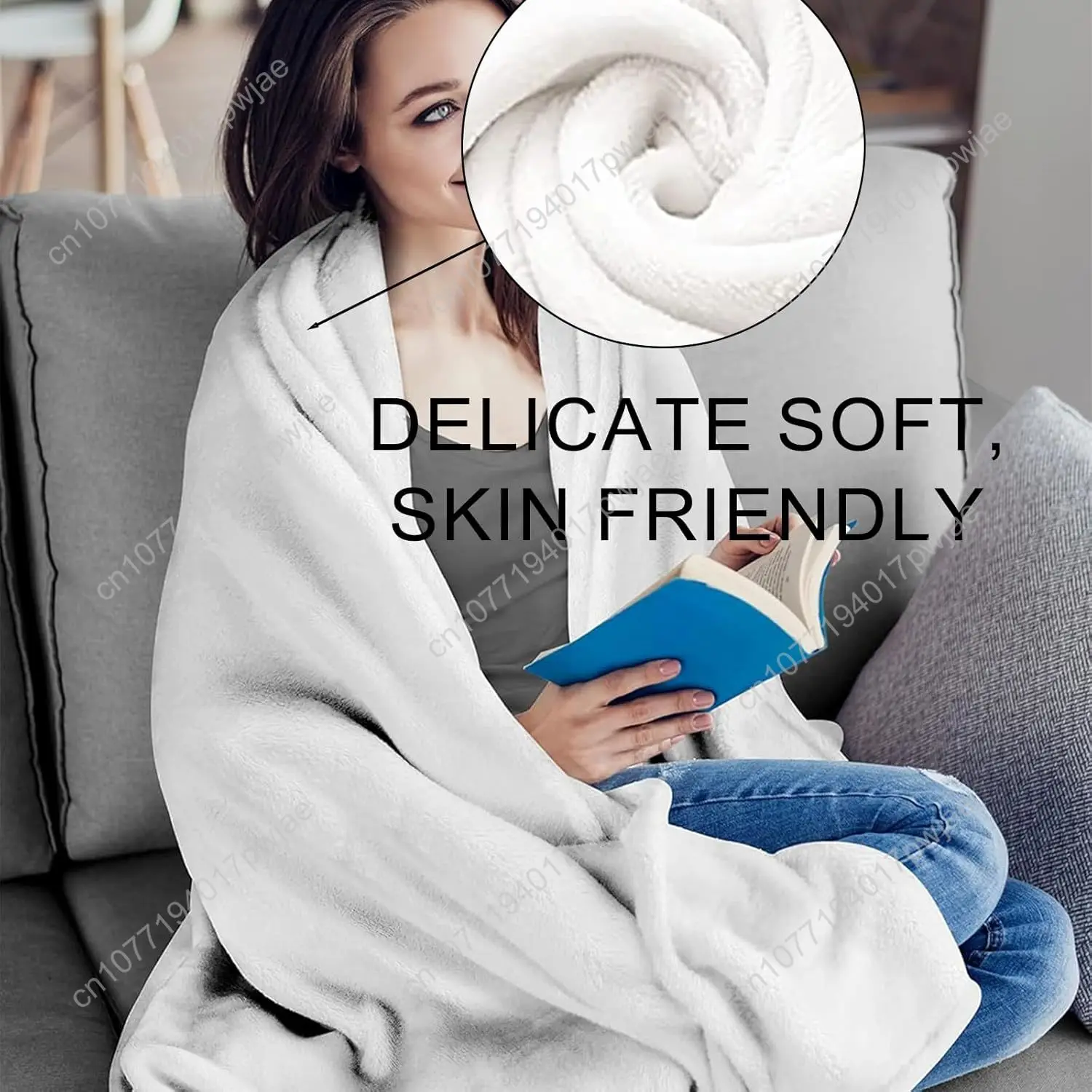 Забавное одеяло с изображением кота - Фотография_3