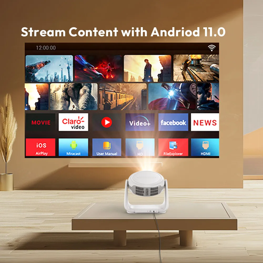 Vevshao a10 smart 1080p проектор android 11 - Фотография_4