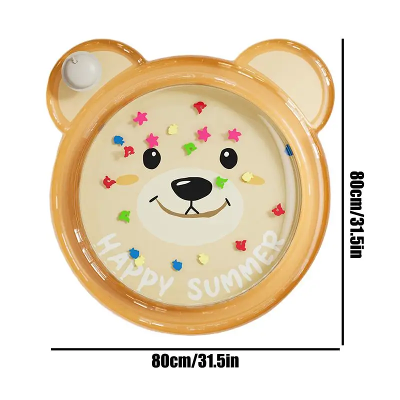 80 см надувной детский водный игровой коврик для младенцев - Фотография_5