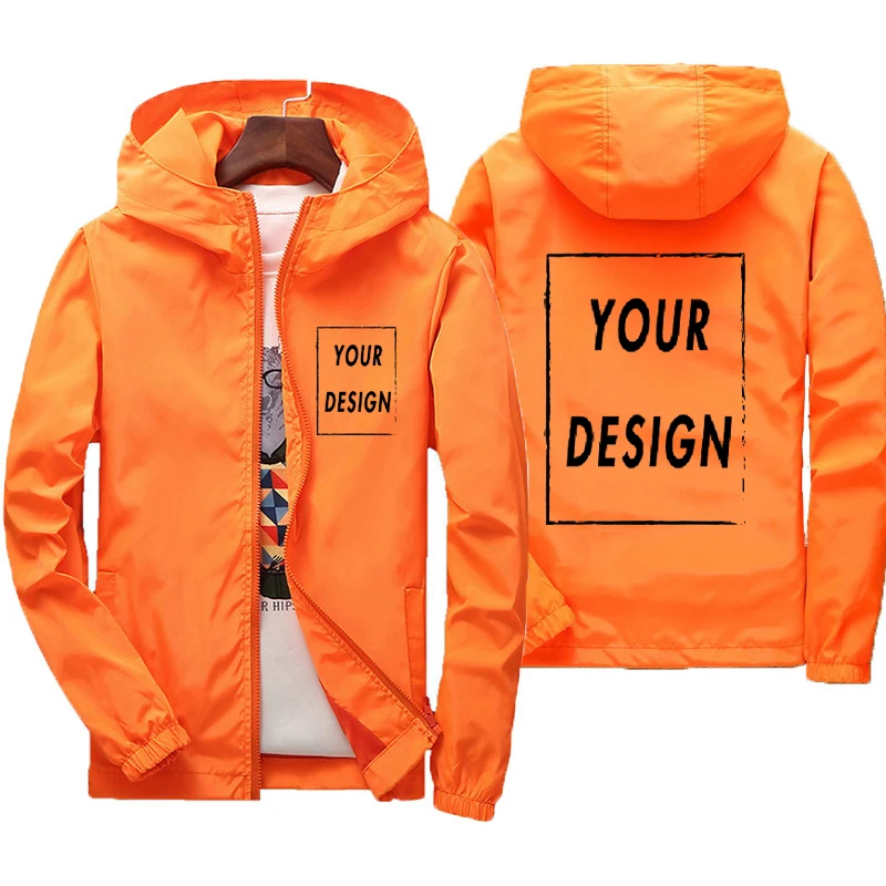 Custom brand logo autumn jacket - Фотография_5