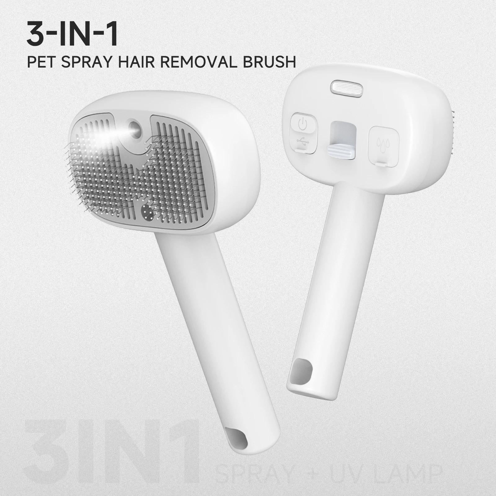 T щетка для ухода за паром для кошек и собак 4-в-1 - Фотография_3