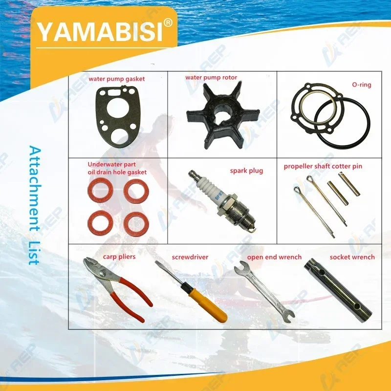 Yamabisi 4-тактный подвесной моторный двигатель 9 - Фотография_3