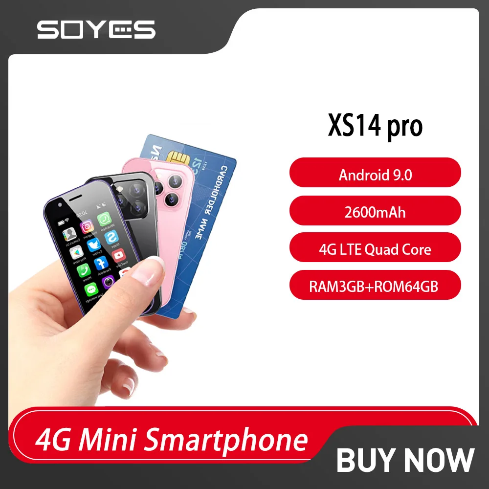 Мини-смартфон soyes xs14 pro 4g