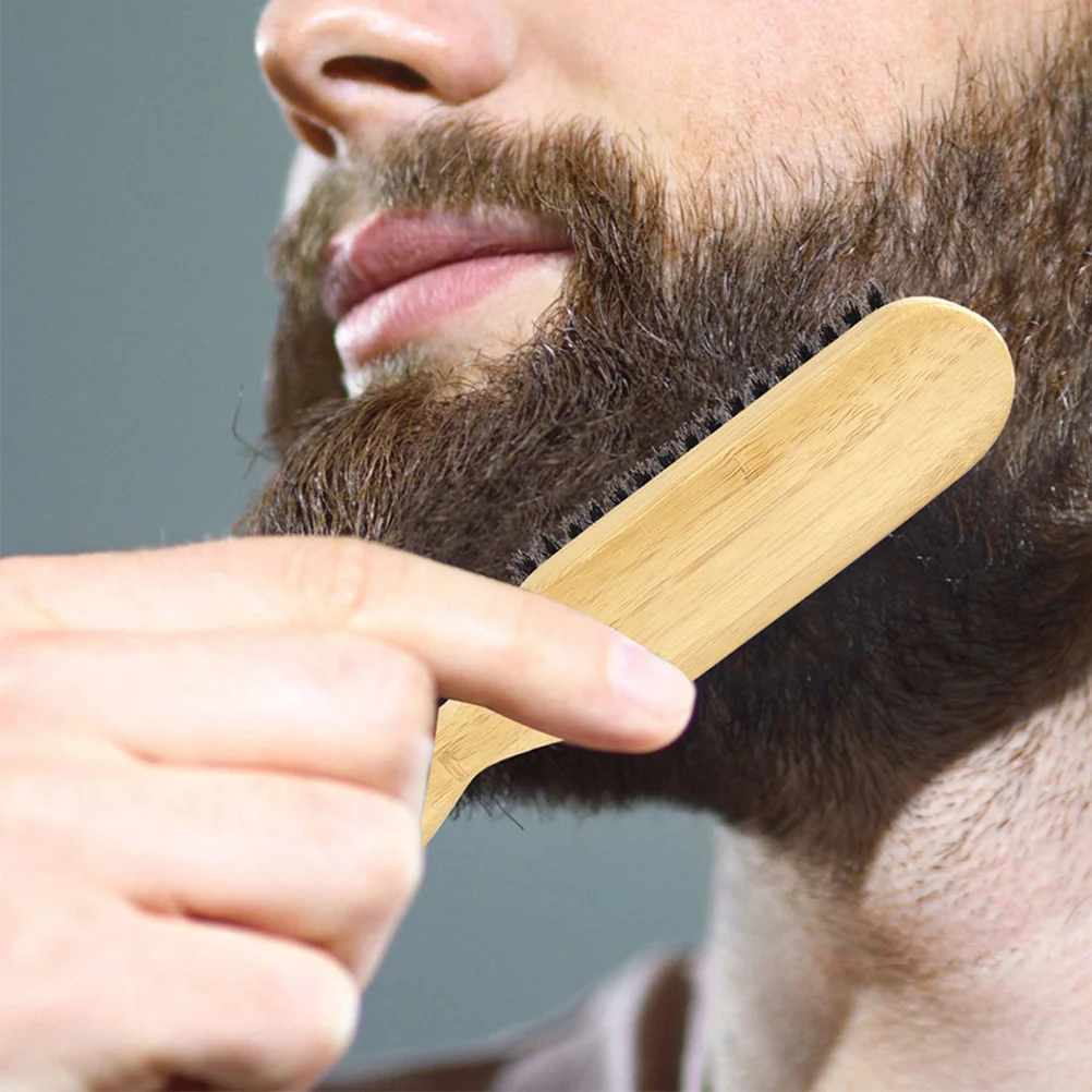 Щетка для бороды из щетины кабана - Фотография_3