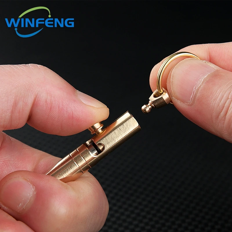 Мини-латунная тактическая ручка - Фотография_5