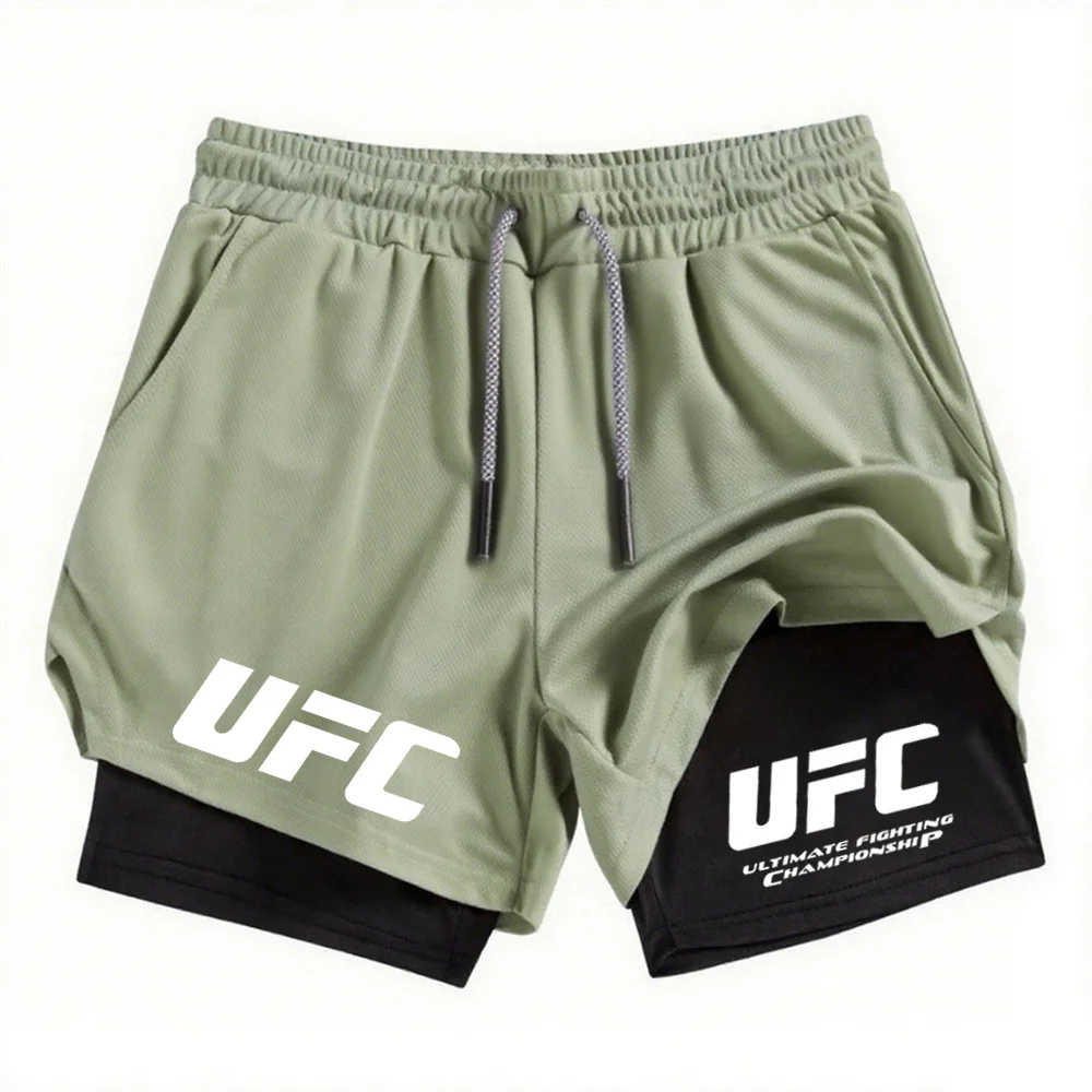 Летние мужские спортивные шорты ufc - Фотография_2