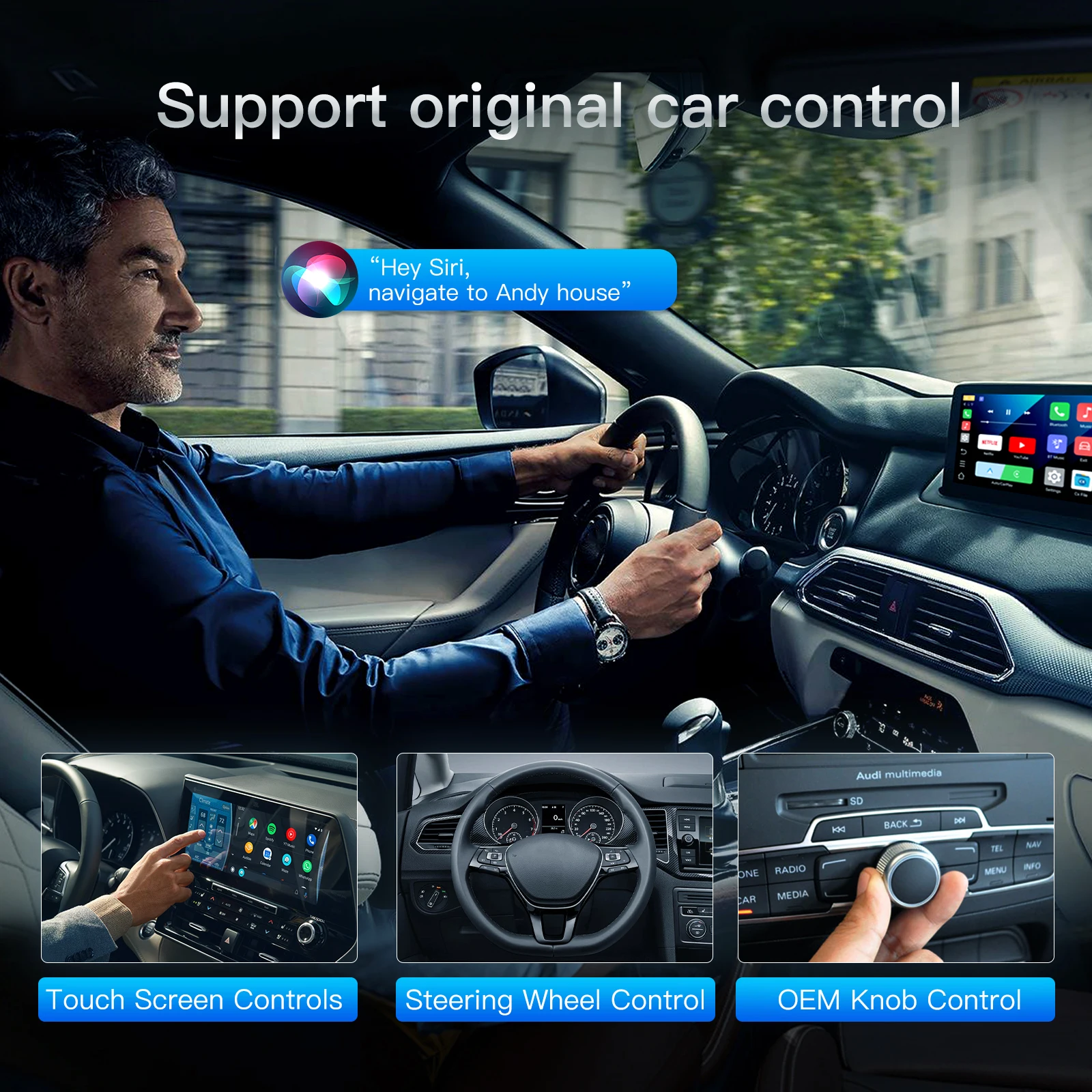 Carabc wireless carplay android - Фотография_4