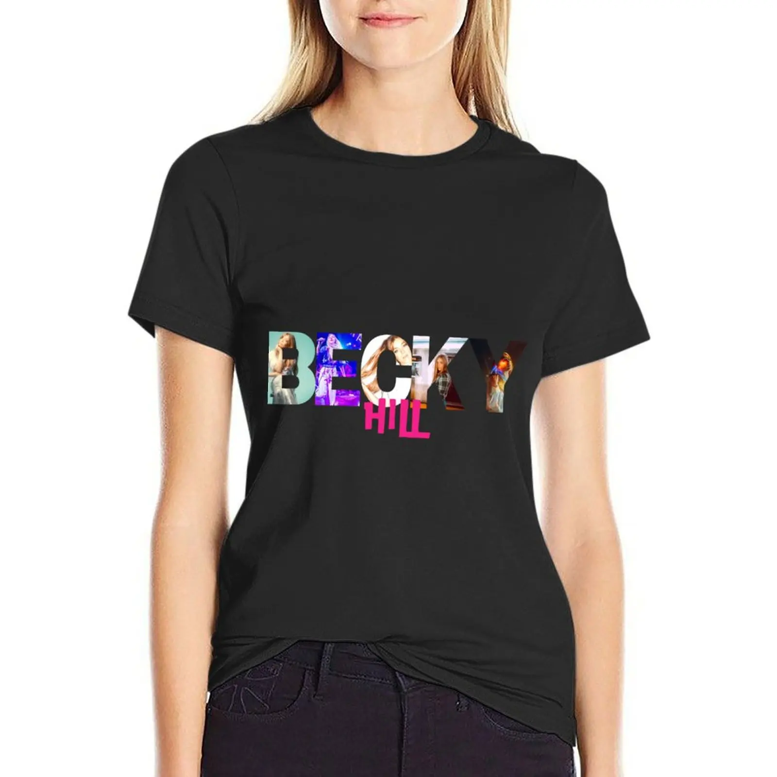 Классика becky hill. автоколлант. классическая футболка