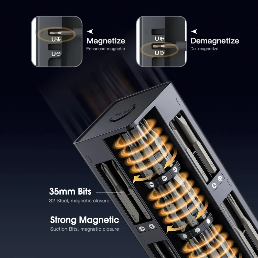 Наборы прецизионных электрических отверток 66 в 1 - Фотография_4