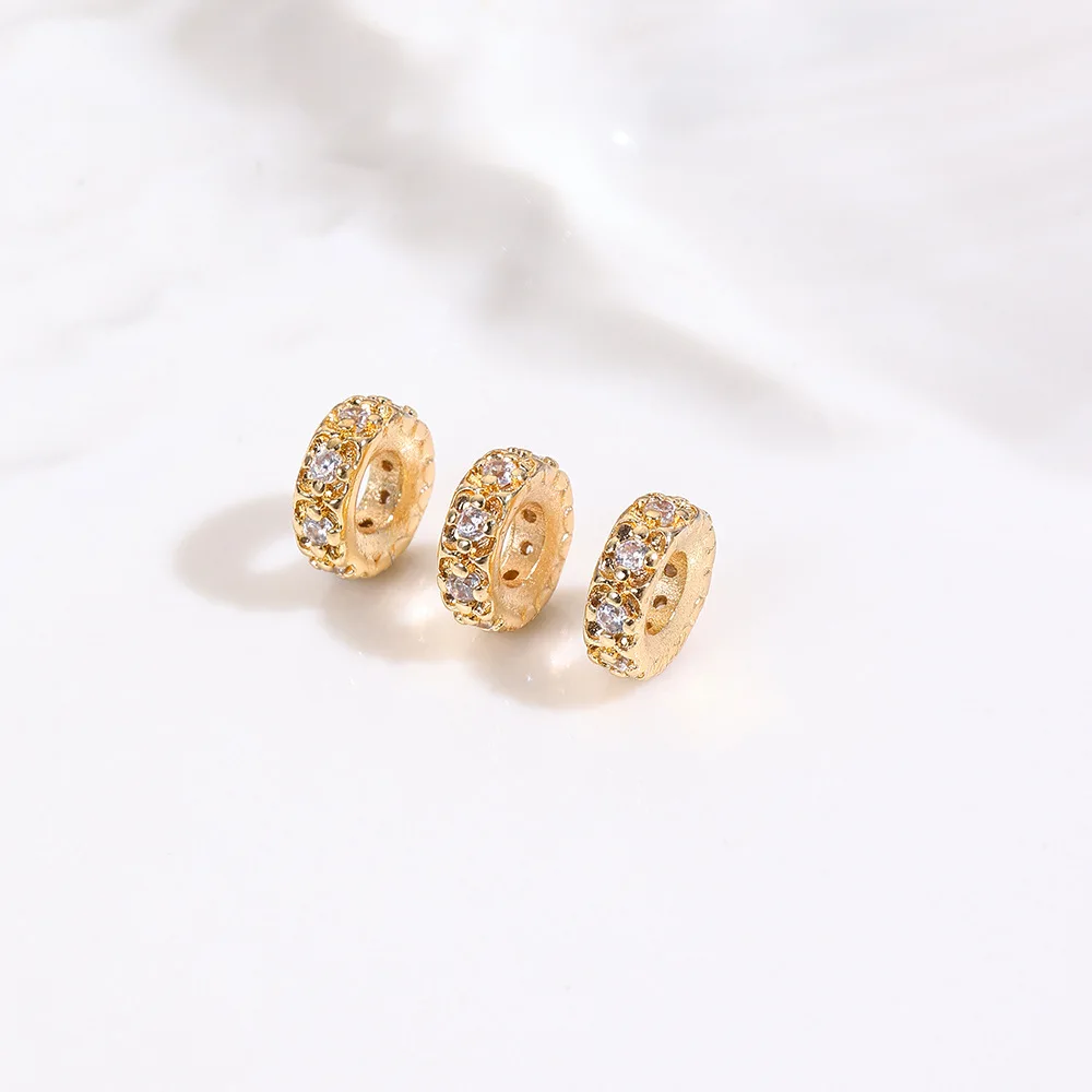 10 медных бусин-разделителей - Фотография_2