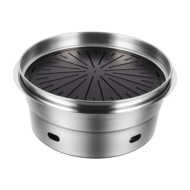 Поднятый угольный гриль из нержавеющей стали - Фотография_5