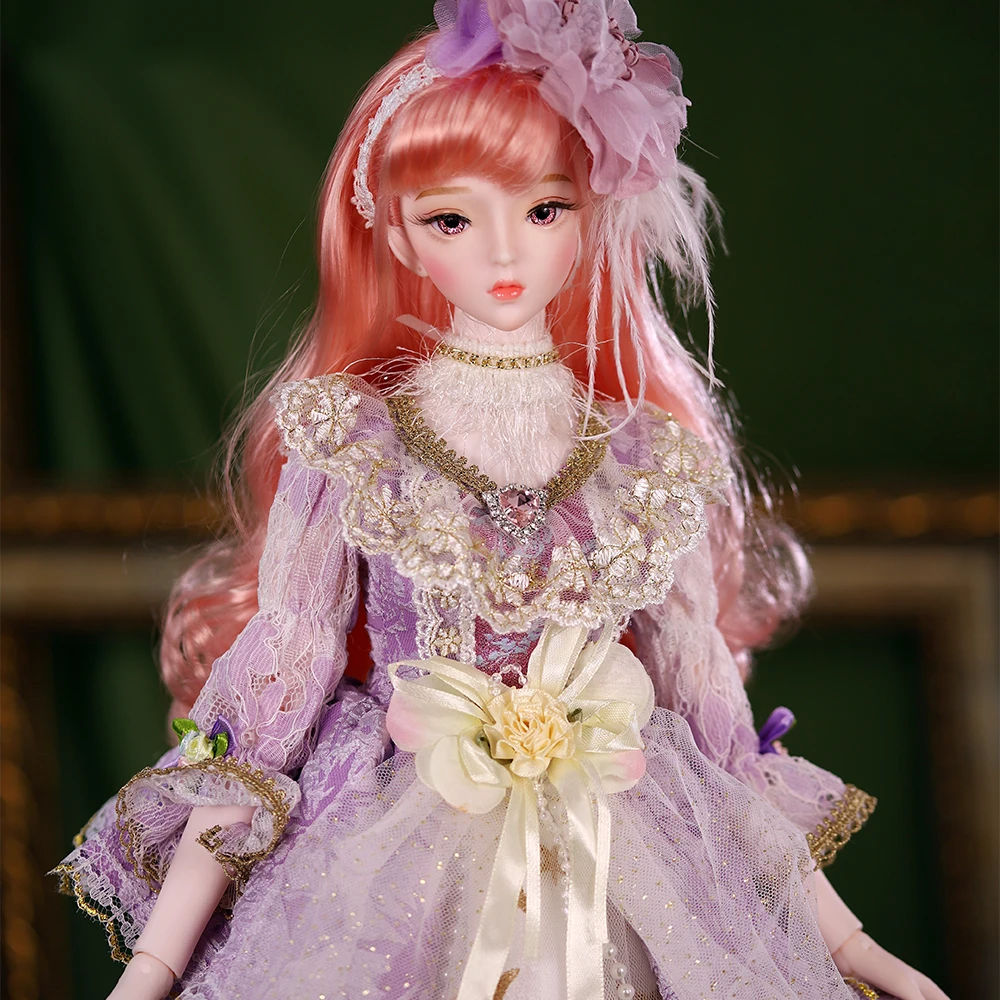 Шарнирная кукла dream fairy 1/3 bjd 62 см в королевском стиле - Фотография_4
