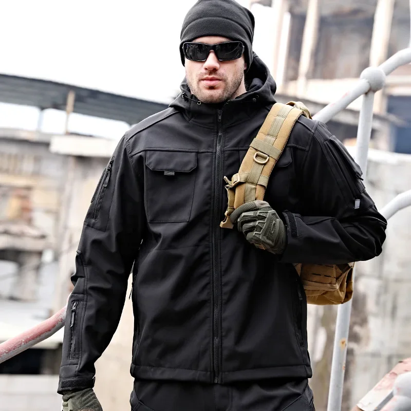 Military jackets men tactical soft - Фотография_2
