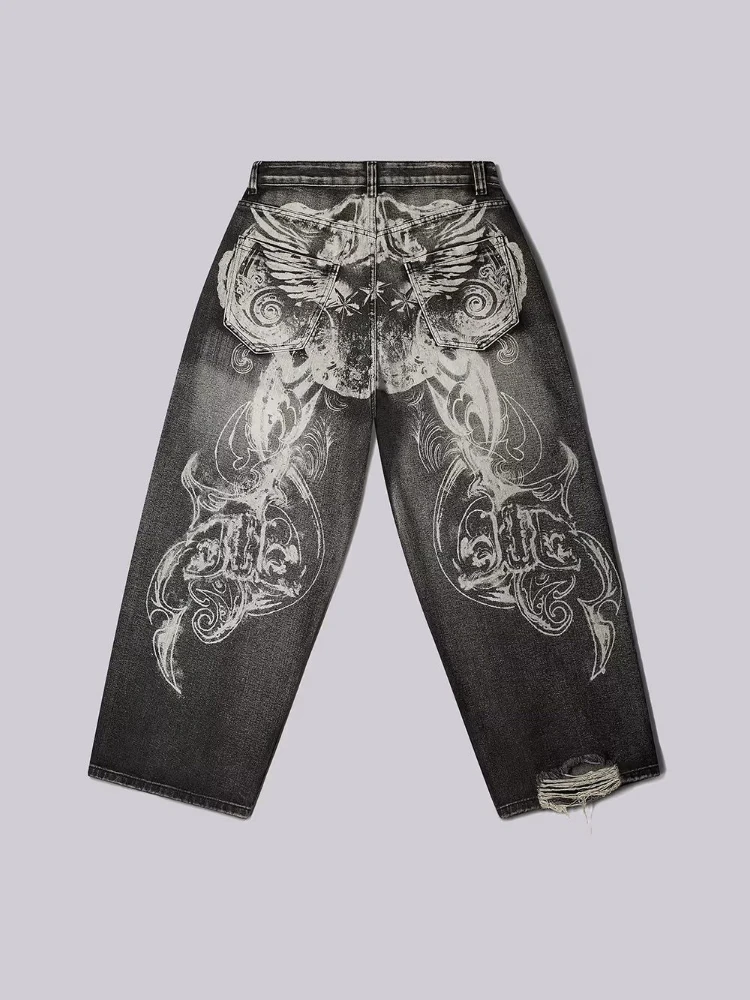 Houzhou y2k готические винтажные - Фотография_6