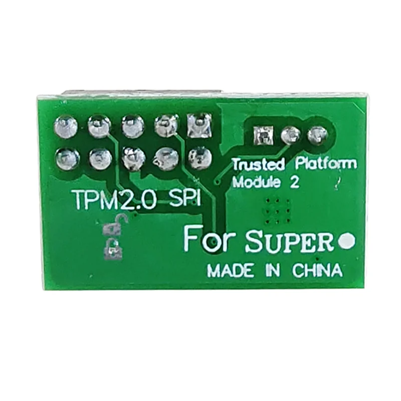 10-контактный модуль spi tpm 2.0