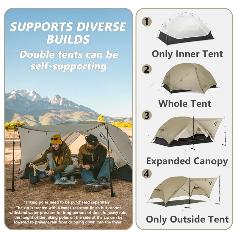 Naturehike mongar 2 ul палатка - Фотография_2