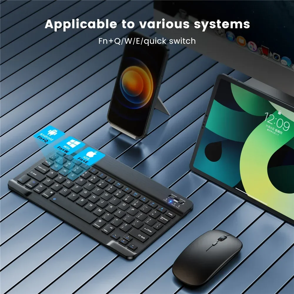 10-дюймовая беспроводная bluetooth-клавиатура для планшета ipad - Фотография_4