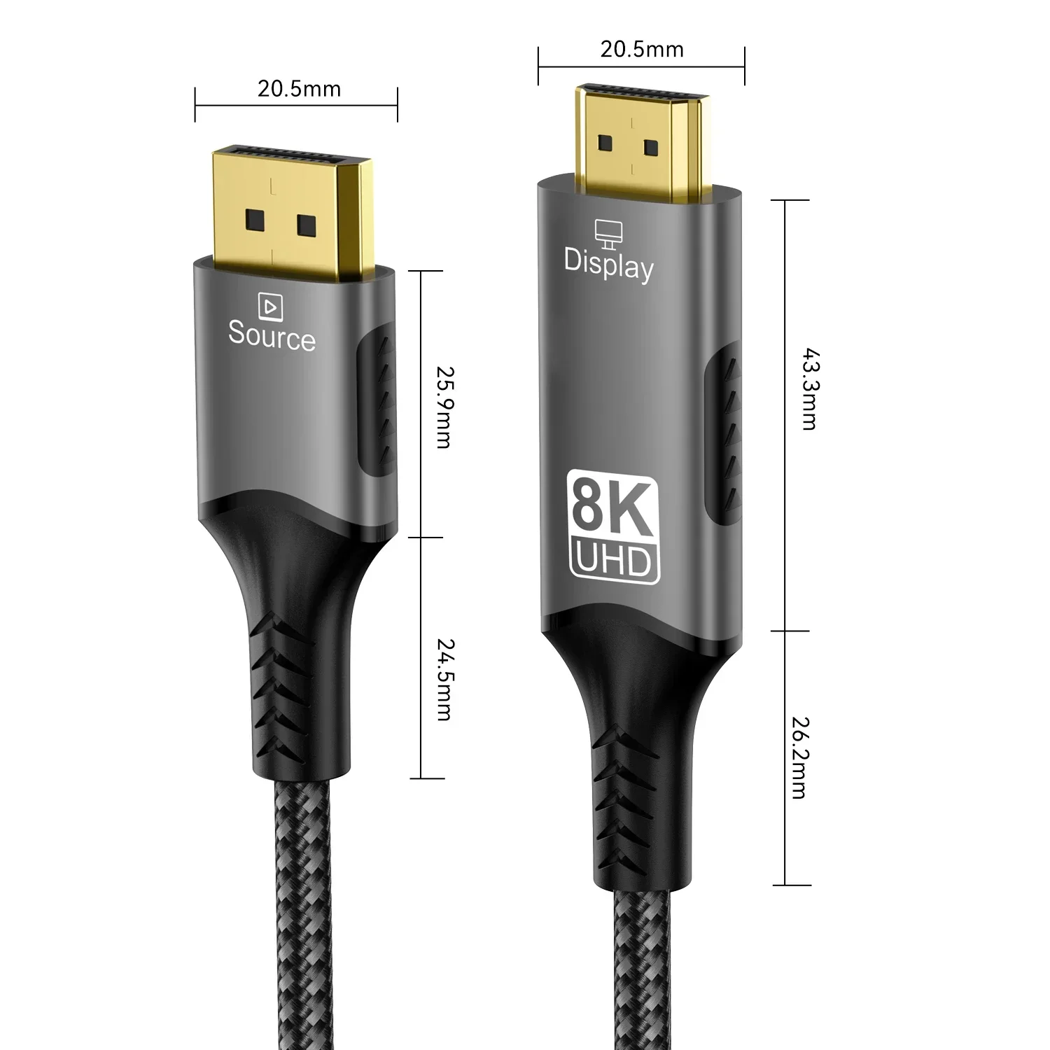 Кабель 8k displayport-hdmi - Фотография_2