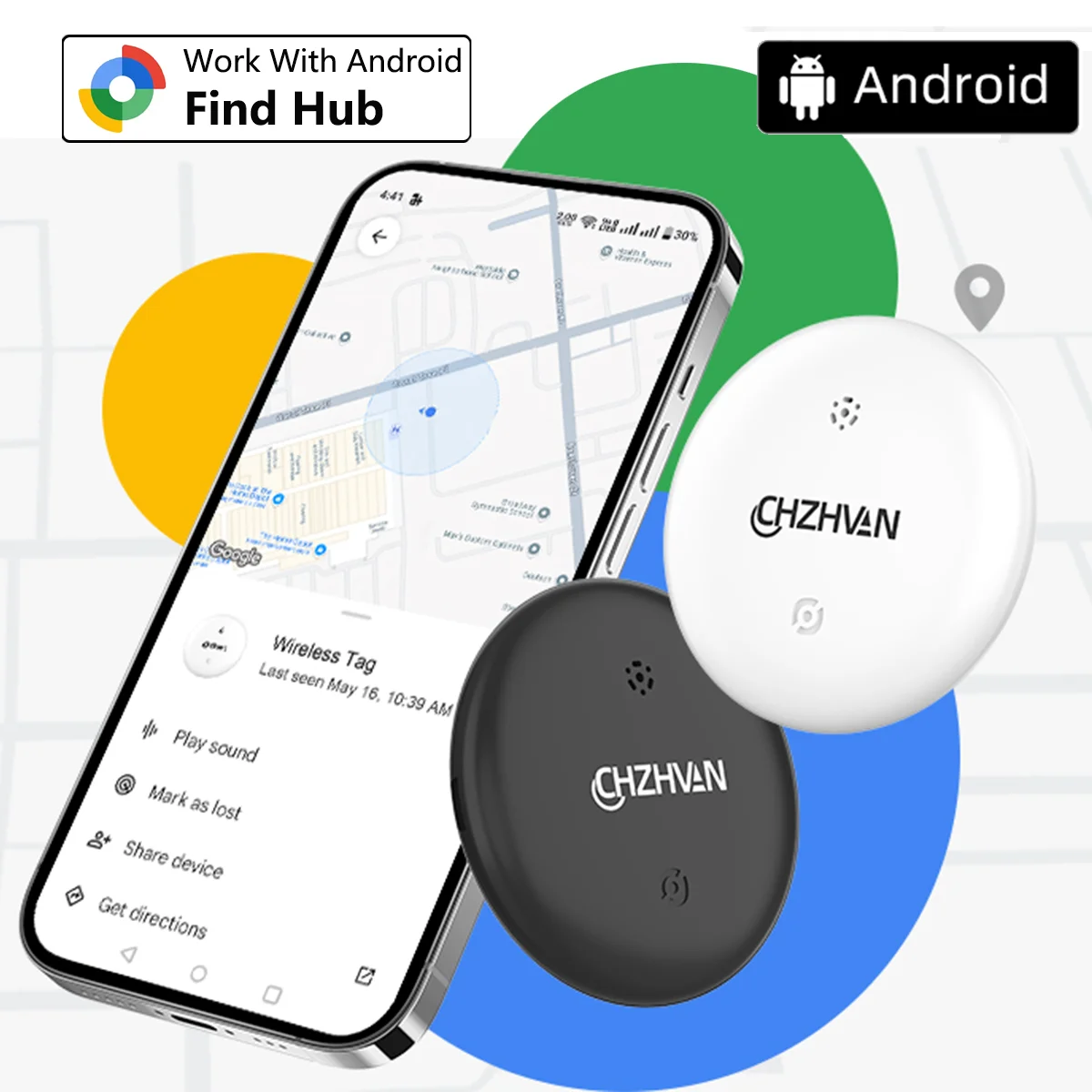 Мини-трекер для всего android key