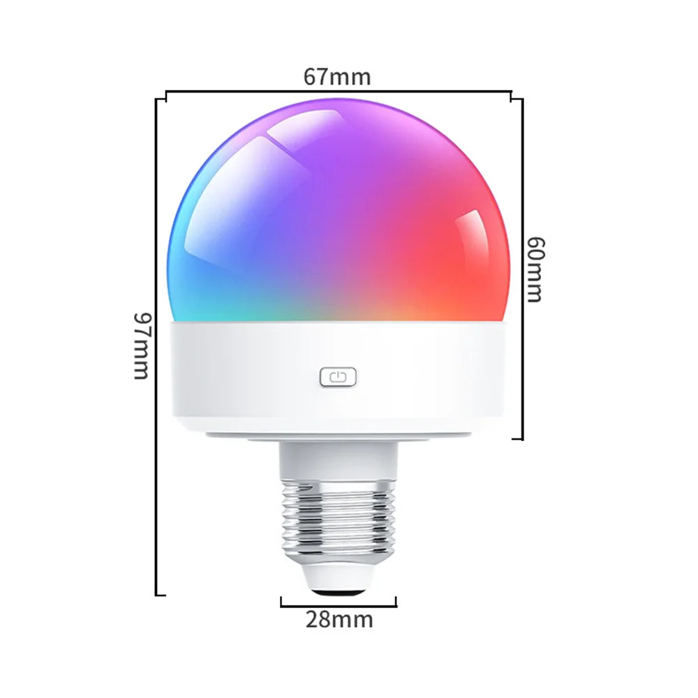 Цветная rgb светодиодная лампа для использования в помещении - Фотография_3
