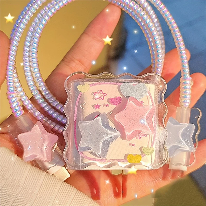 Kawaii милый 3d star love heart - Фотография_5