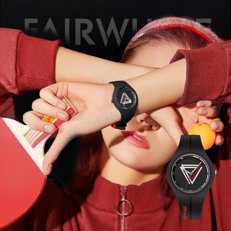 Fairwhale 4320, женские модные часы с силиконовым ремешком
