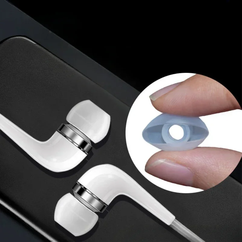 Мягкие силиконовые сменные насадки для наушников - Фотография_6