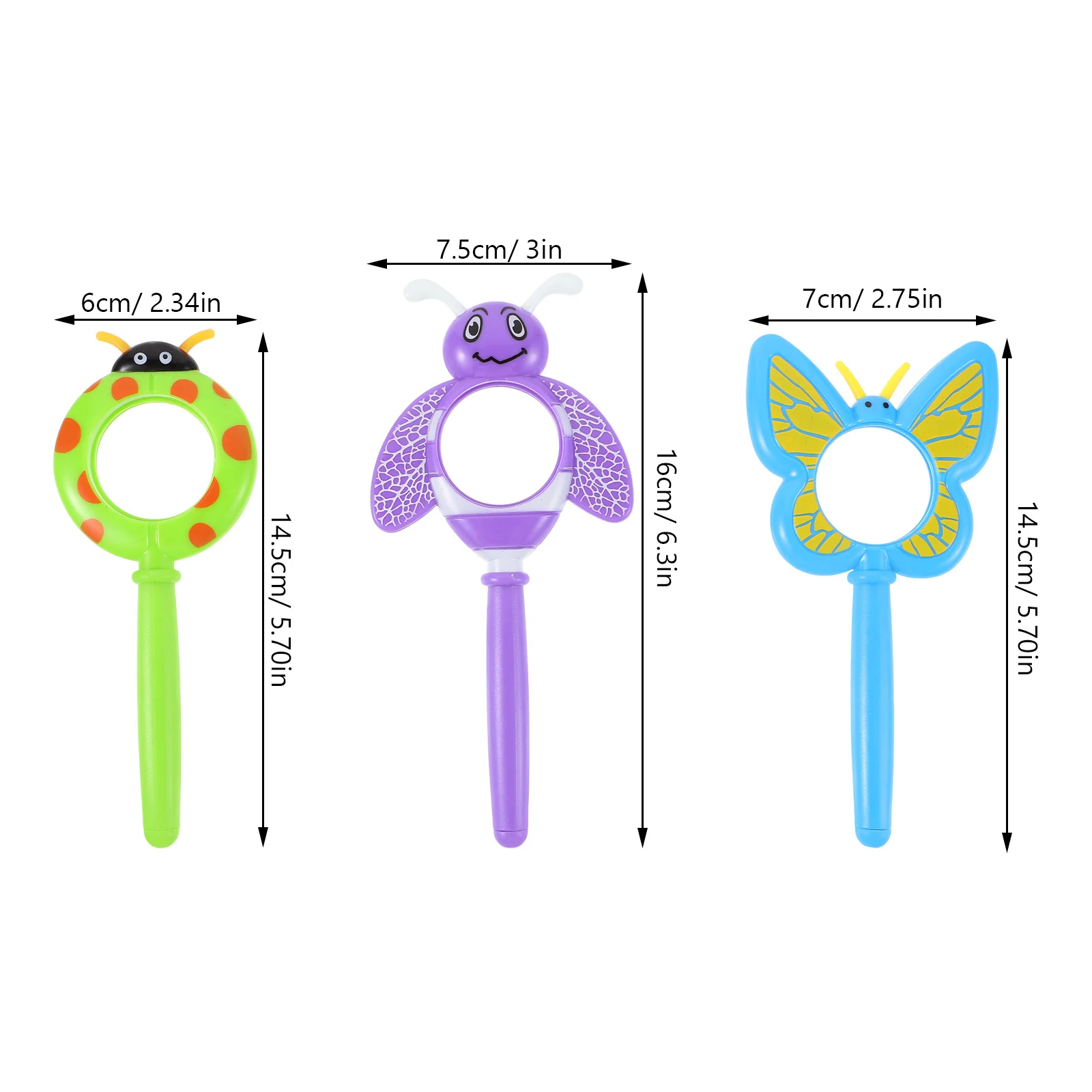 Пластиковая мультяшная ручная лупа - Фотография_6