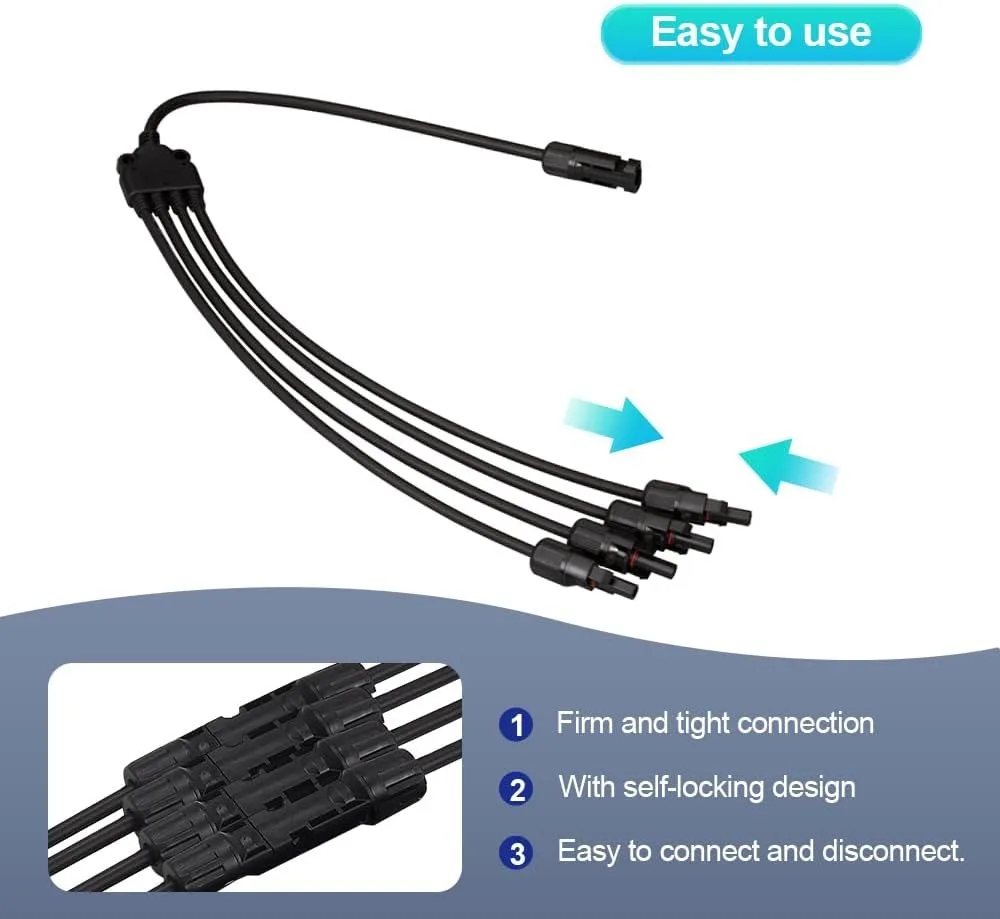 1 пара 2y солнечных фотоэлектрических разъемов - Фотография_3