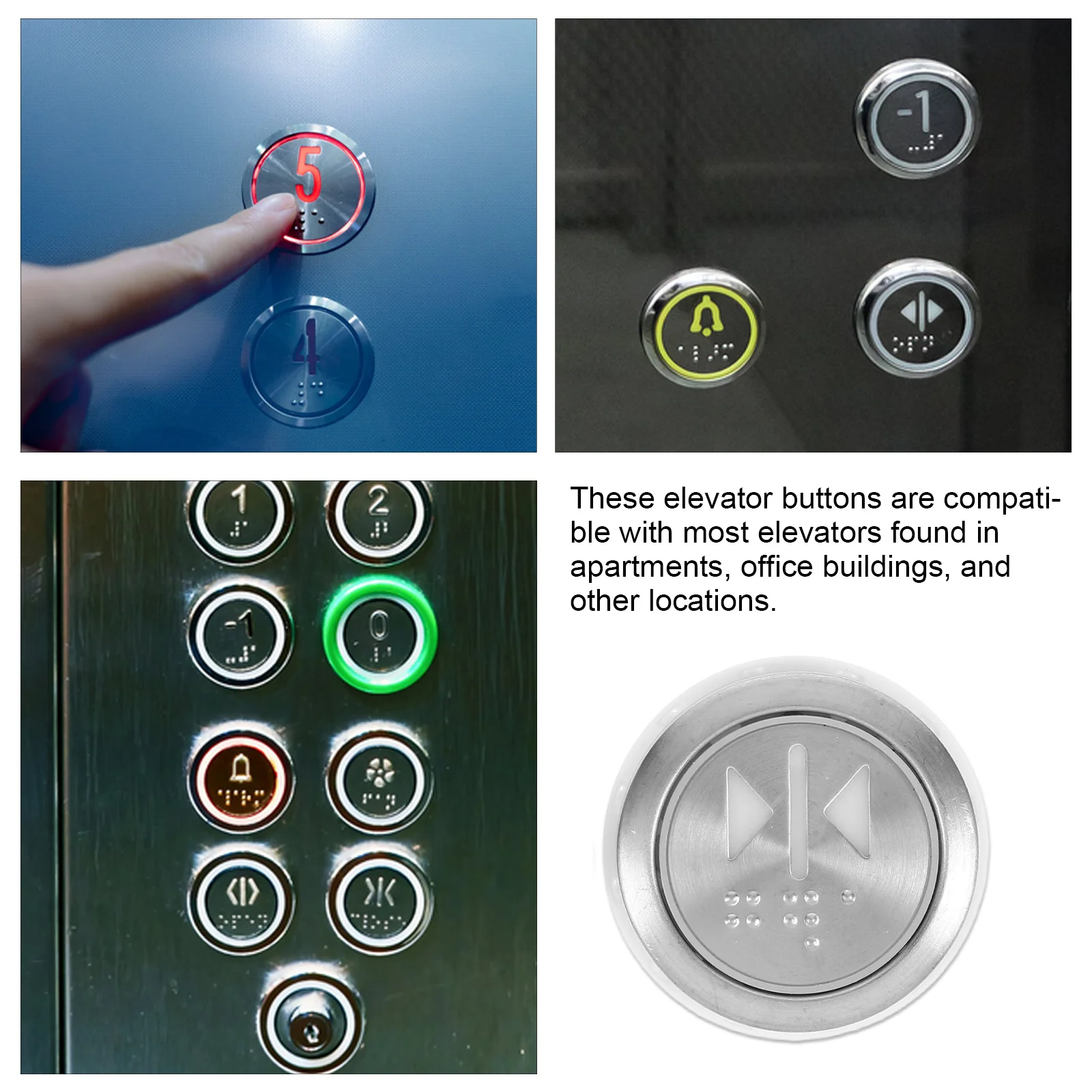 Сменные переключатели для лифта из нержавеющей стали - Фотография_2