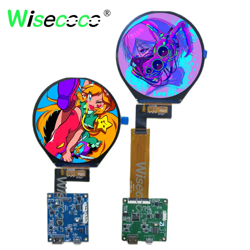 3,4 дюйма 800x80 0 ips круглый