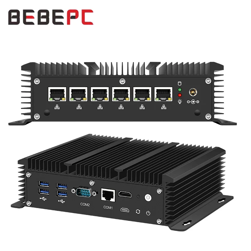 Промышленный мини-пк bebepc с i7-10710u