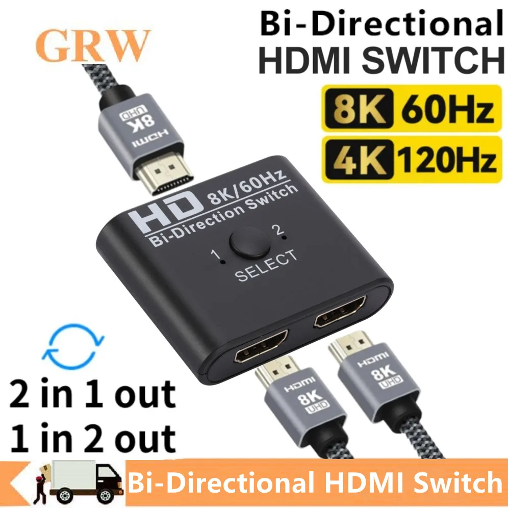 8k 60 гц hdmi-совместимый переключатель-сплиттер