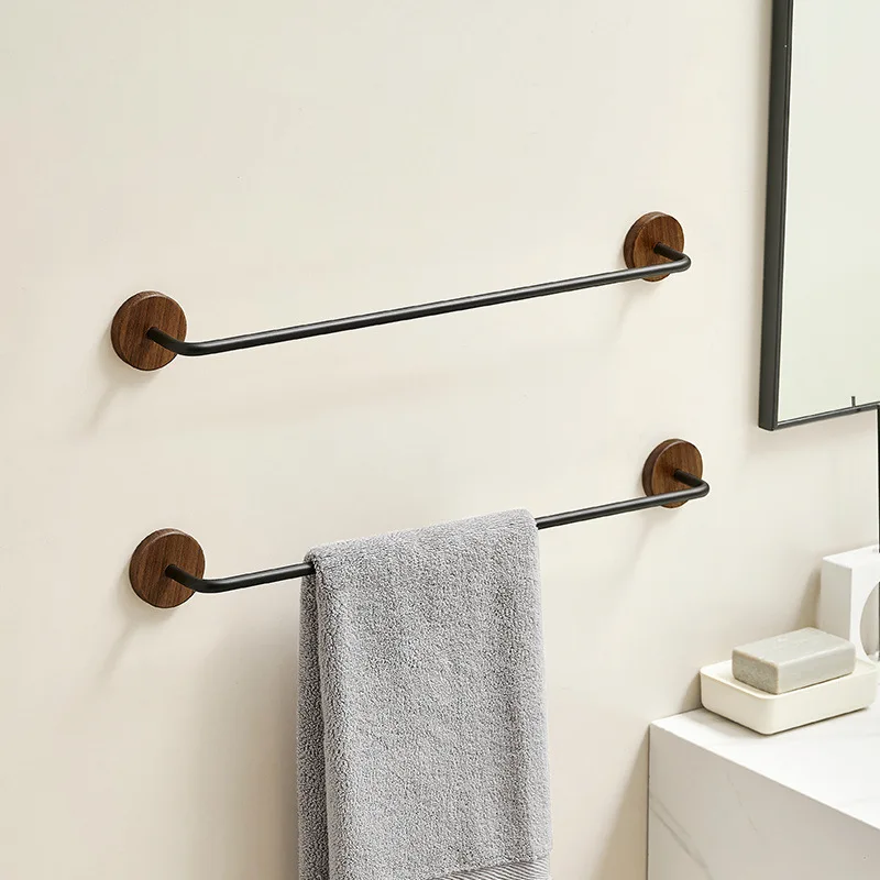 Вешалка для полотенец из орехового дерева в античном стиле - Фотография_2