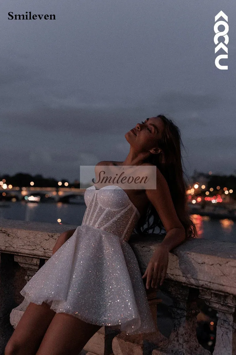 Smileven короткое свадебное платье - Фотография_2
