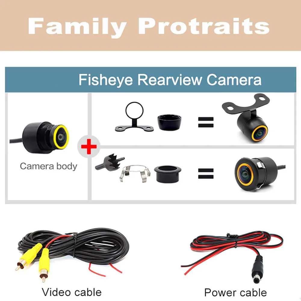 Ahd 1080p fisheye ccd водонепроницаемая - Фотография_5