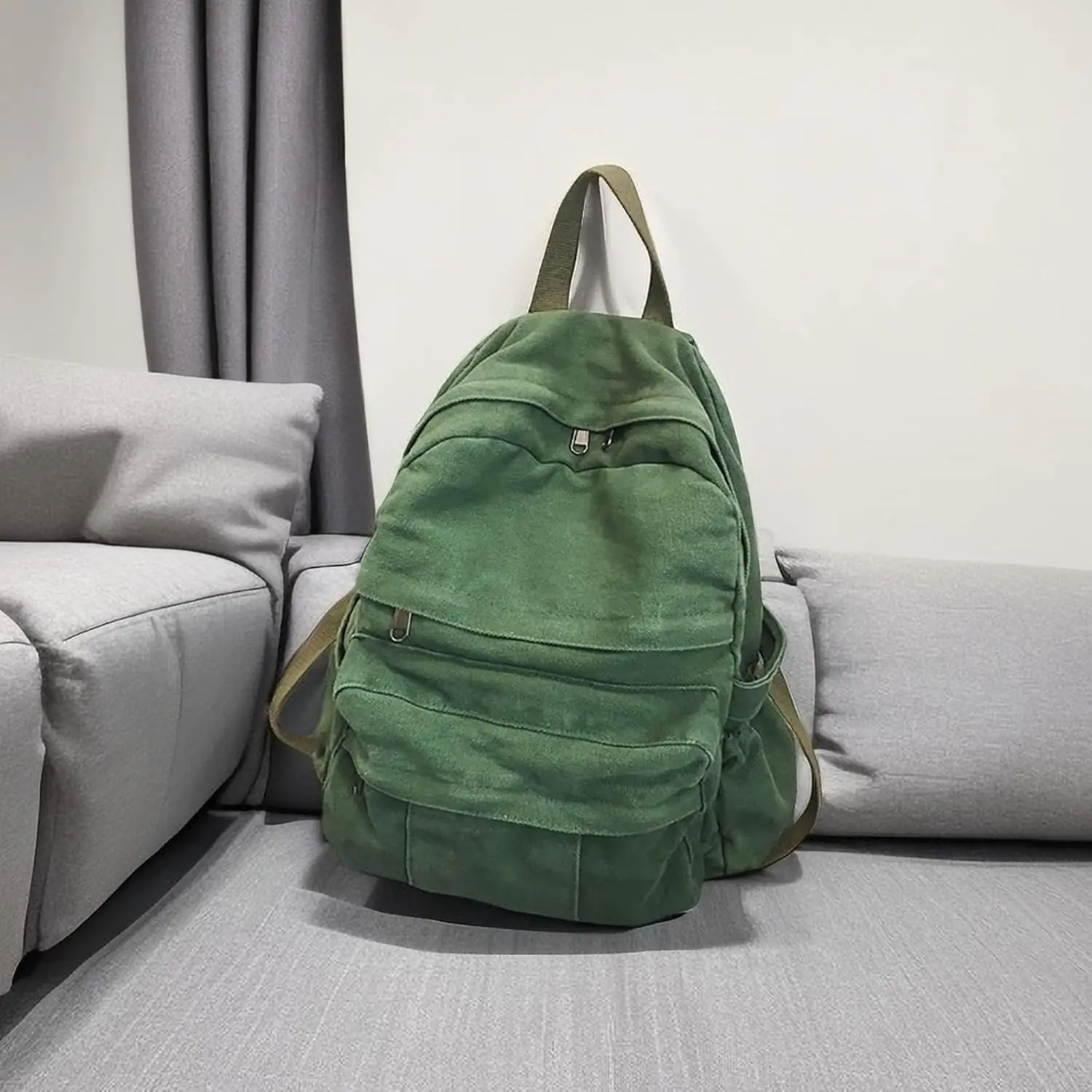 Холщовый рюкзак для женщин - Фотография_3