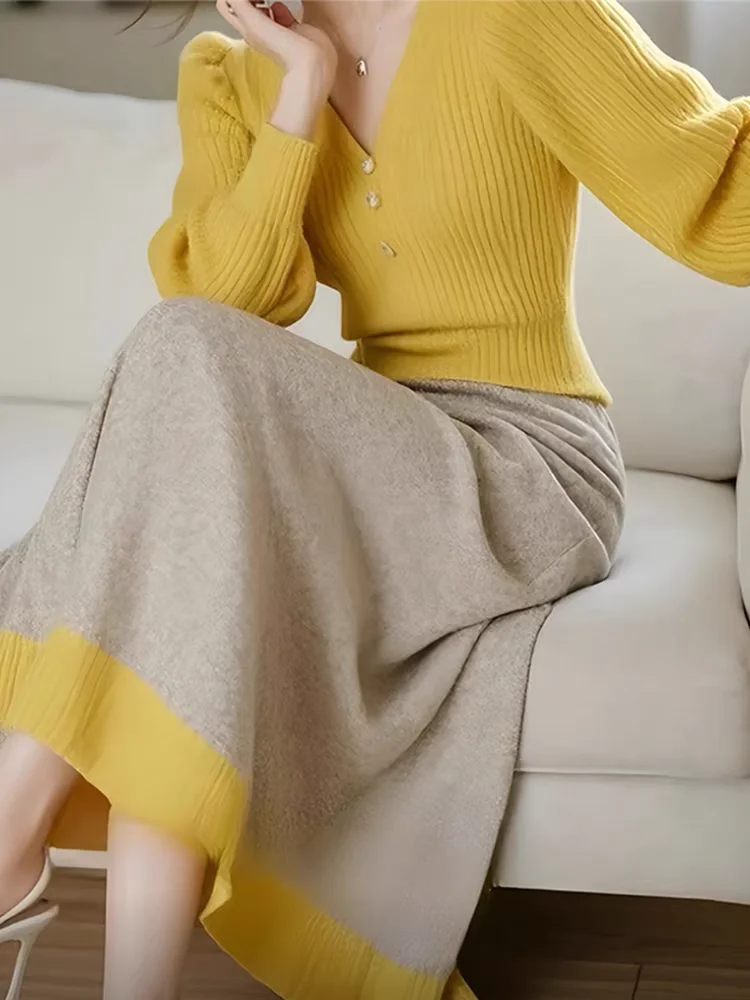 Осенне-зимний новый светский темпераментный - Фотография_3