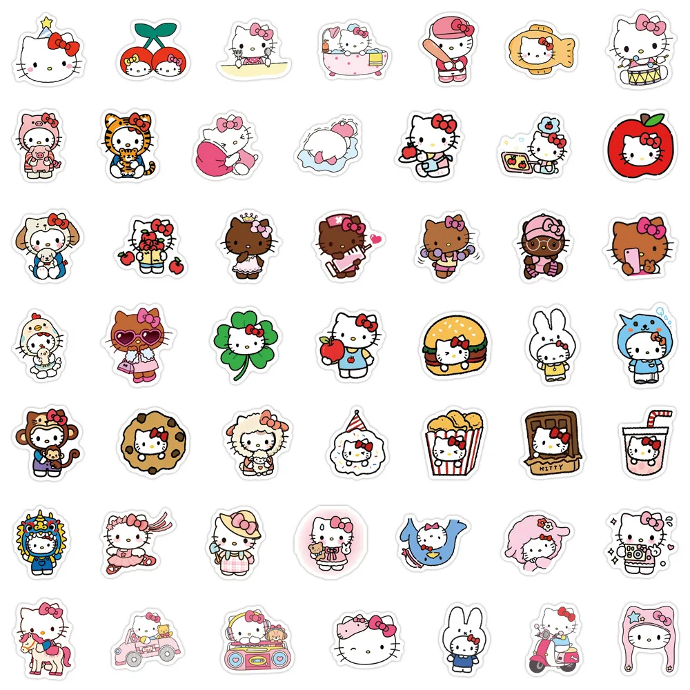 Милые наклейки sanrio с героями мультфильмов «hello kitty» - Фотография_6