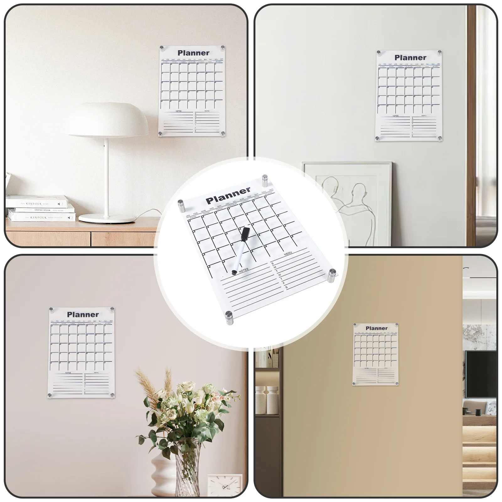 1 комплект, прозрачная акриловая доска для заметок - Фотография_5