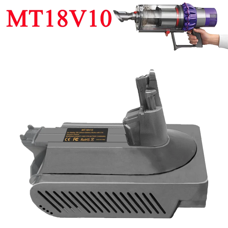 Адаптер аккумулятора mt18v10 для dyson v10