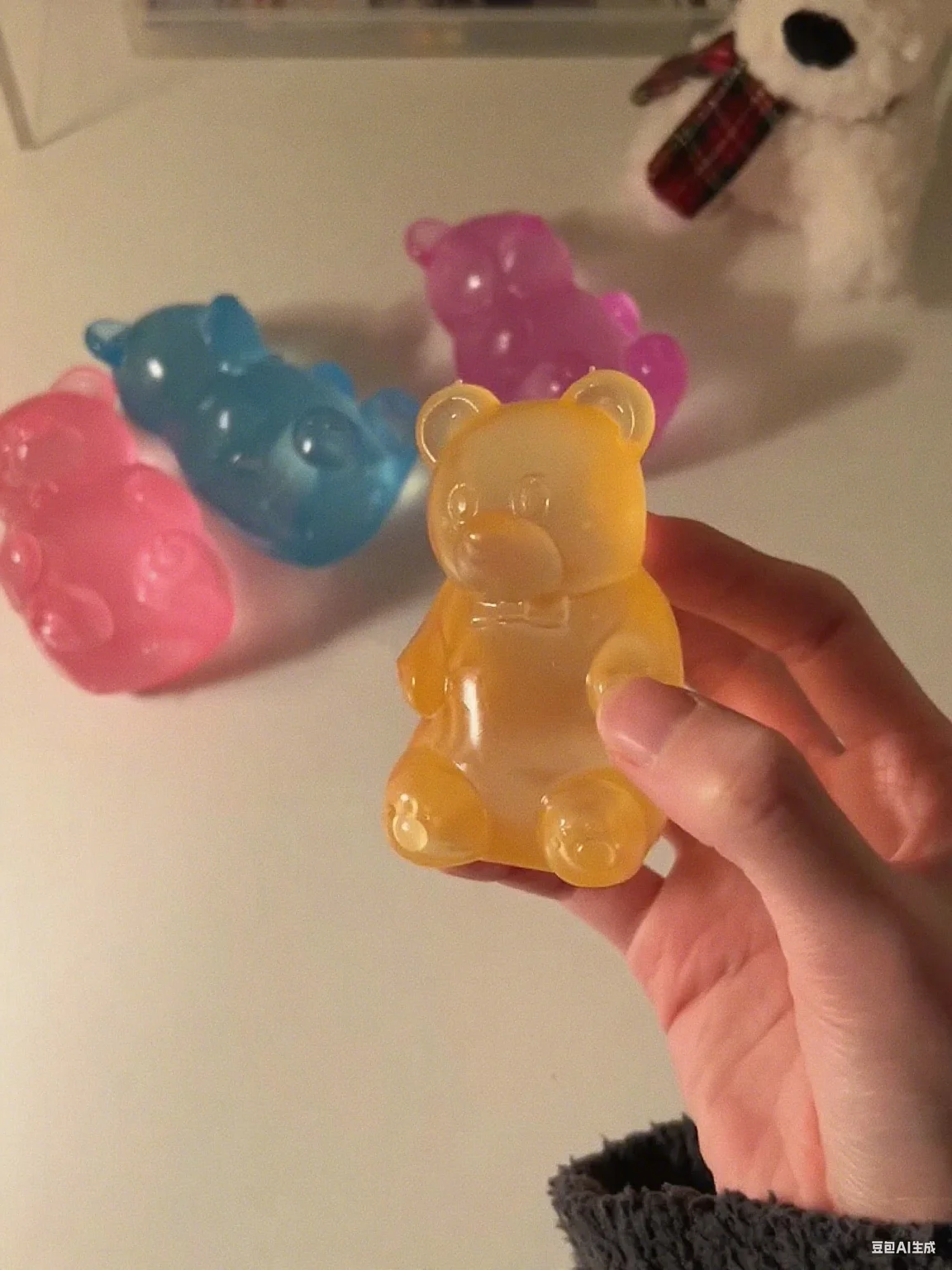 Красочный жевательный медведь - Фотография_2