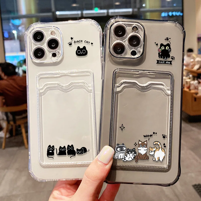 Чехол для телефона с милым черным