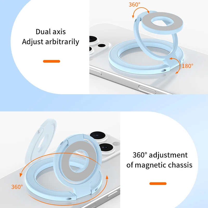 Двусторонний магнитный держатель для телефона magsafe - Фотография_6