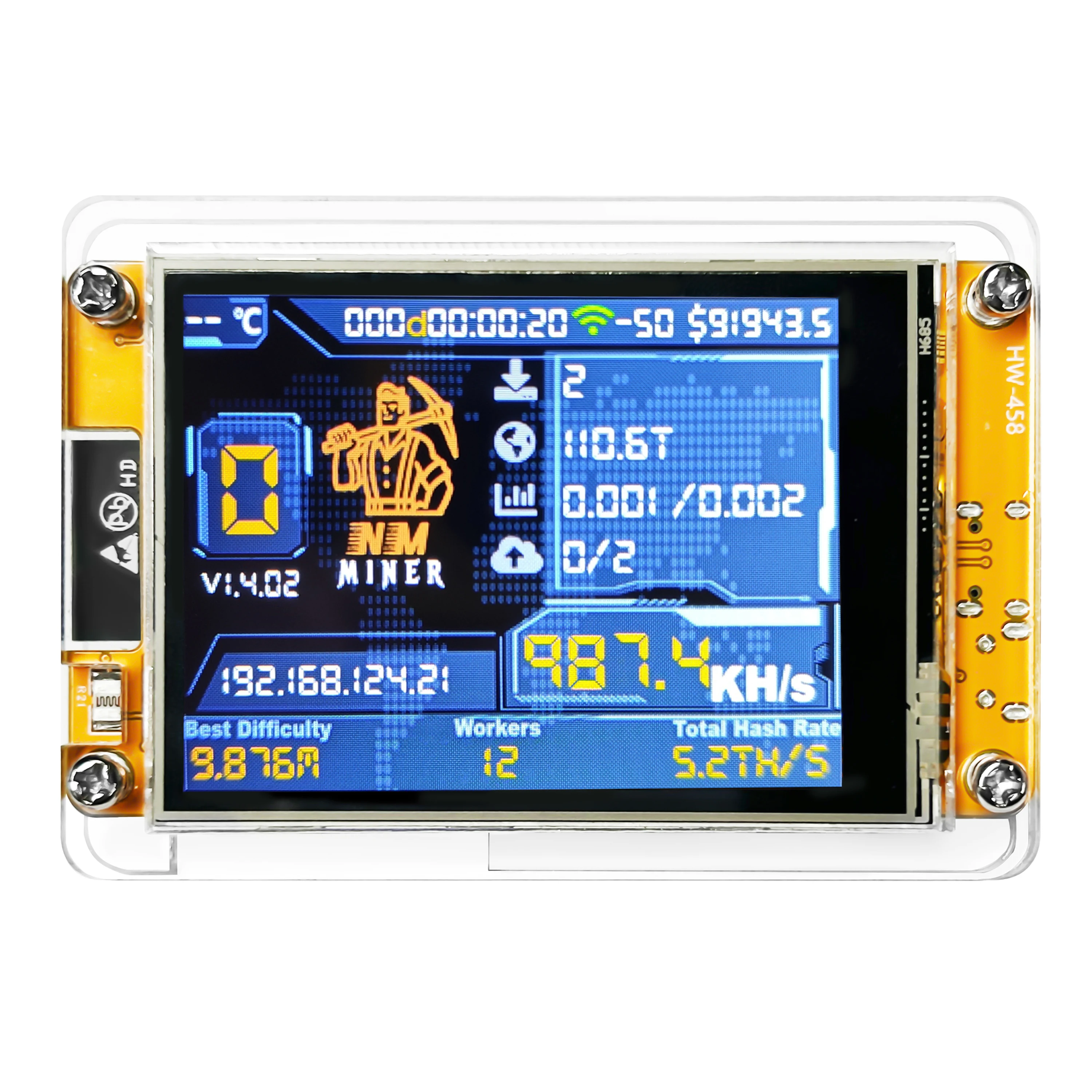 Nmminer nerdminer cyd хешрейт 1000 кгц/с lucky miner 2 - Фотография_3