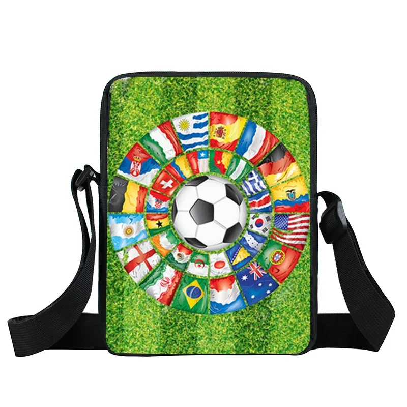 Крутая сумка-мессенджер с принтом footbally/soccerly - Фотография_4