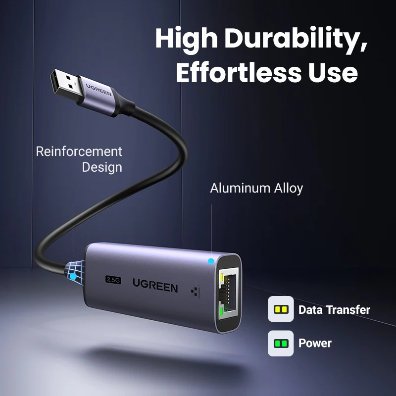 Ugreen usb ethernet-адаптер 2 - Фотография_6
