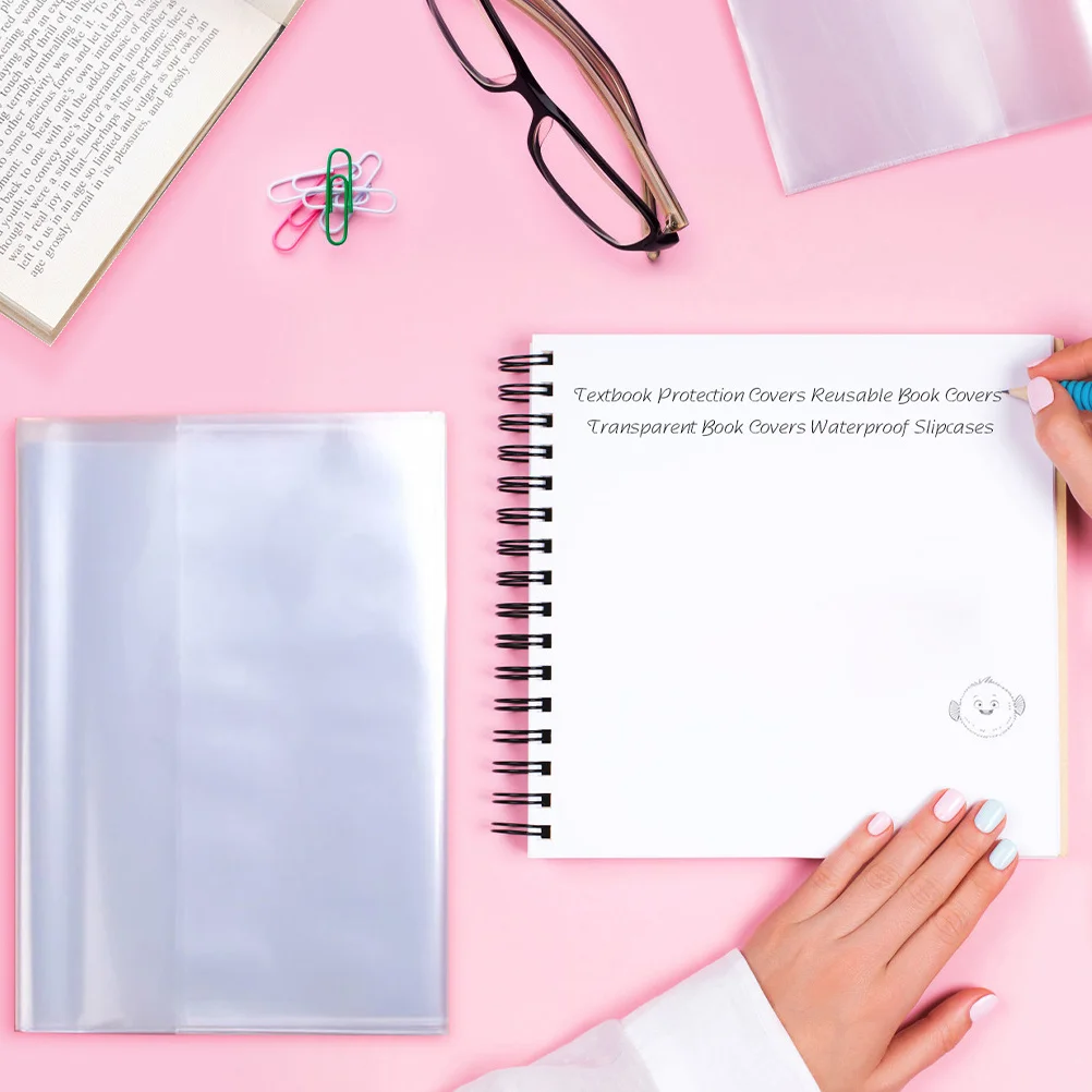 Прозрачные пластиковые обложки для книг - Фотография_2