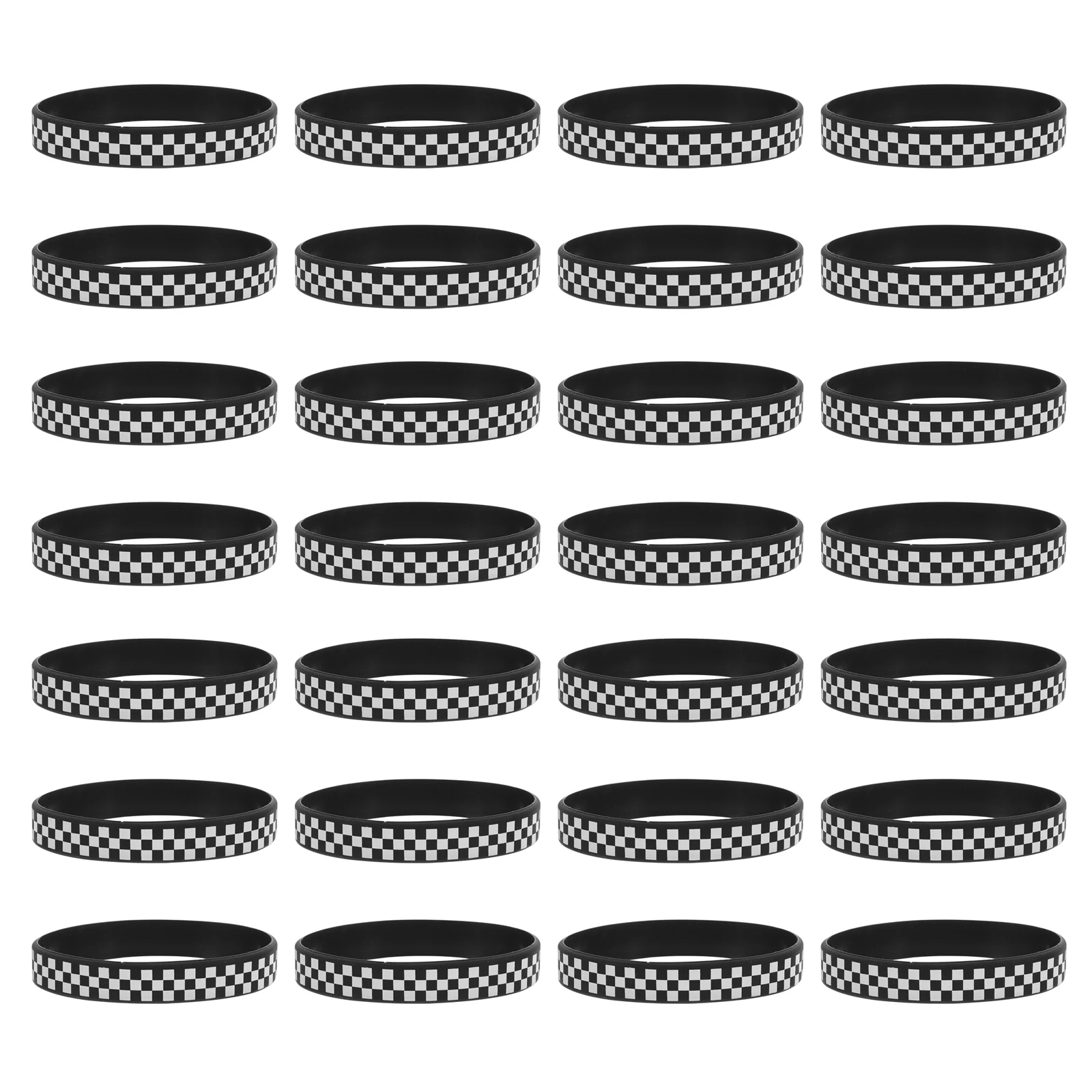 Клетчатые браслеты для гоночного автомобиля