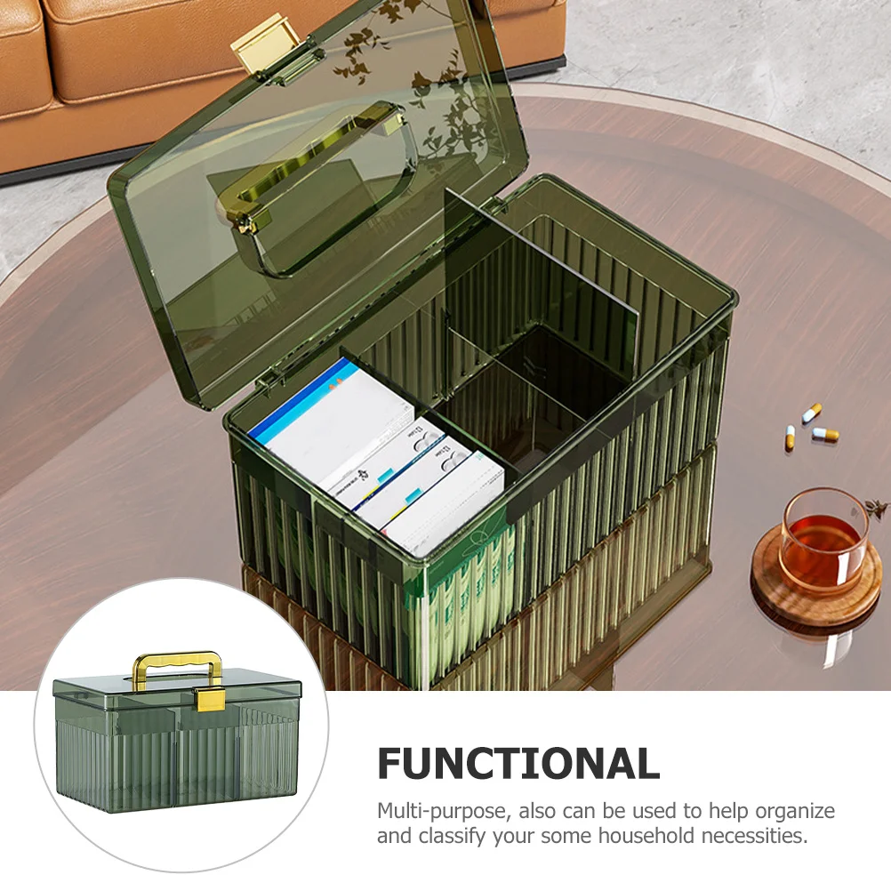 Пластиковый органайзер для лекарств большой емкости - Фотография_4